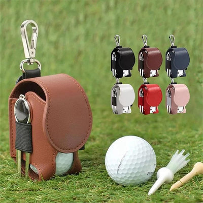 戶外高爾夫小球袋 掛腰式golf練習球包 迷妳高爾夫收納球套腰包