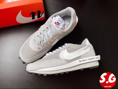 S.G Sacai X Fragment Design X Nike 三方聯名白灰DH2684-001 深藍400