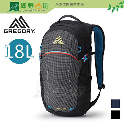 《綠野山房》Gregory 美國 NANO 18L 多功能 後背包 攻頂包 一日包 背板 水袋背包 筆電包 GG111498