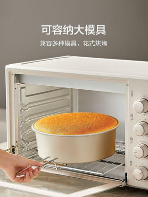 【新品】電烤箱家用42L大容量多功能烤爐專用烘培烹飪一體-泡芙吃奶油