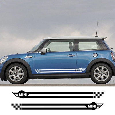 Mini Cooper R56 R57 R58 R50 R52 R53 R59汽車車身 PVC 裝飾個性貼紙 多色可選