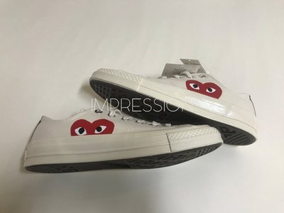 【IMP】CONVERSE COMME DES GARCONS PLAY CDG 1970 川久保玲 低筒 現貨