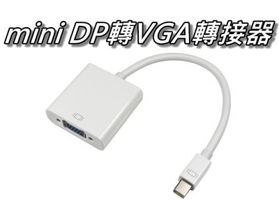 Mini DisplayPort轉VGA轉換器/Mini DP轉VGA轉接器 MAC 轉換線 桃園《蝦米小鋪》