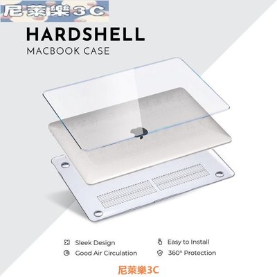 （尼萊樂3C）Macbook Case Air 13 A1369 A1466 Pro 15 A1707 A1990 透明