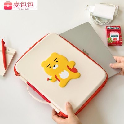 【微軟保護】韓國Kakao可愛屁桃便攜手提立體EVA防震11寸iPad Pro平板電腦包--麥包包