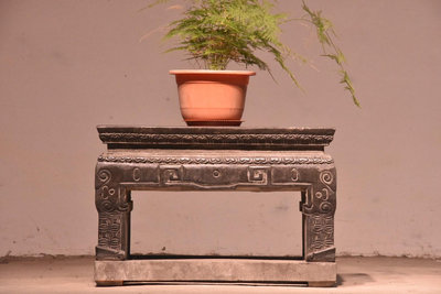 空間陳設青石.石幾桌。1700長寬高60×40×40厘米可做茶桌  置放花盆  觀賞