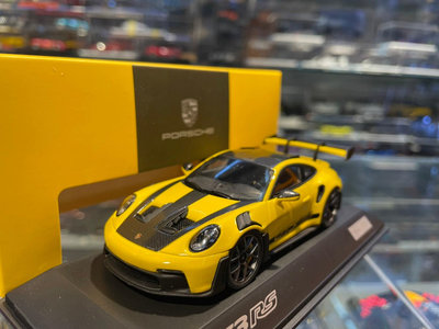 吉華@ 1/43 原廠 Porsche 911 (992) GT3 RS 2023 racing yellow