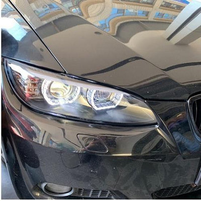 達宏車體 - BMW E92 E93 M3 U型導光 LED光圈 對應原廠 HID 魚眼 大燈