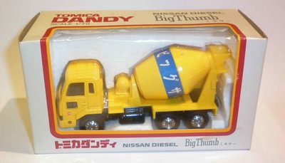 Tomica Dandy Nissan Diesel Mixer Truck 水泥攪拌車 絕版 日本製