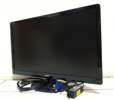 Acer S230HL，23吋，中古螢幕；監視器、廣告；有亮線
