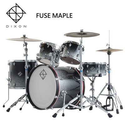 DIXON Fuse Maple懸吊式楓木爵士鼓組-含支架/踏板/鼓椅/鼓棒(不含銅拔)