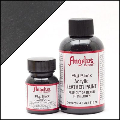 Angelus [ Flat Black 平光黑 ] 1oz. 29.5ml 改鞋 客製 改色 顏料 消光 補漆 中底