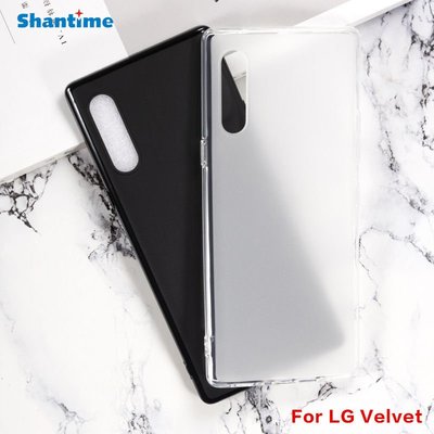 LG保護殼適用LG Velvet手機殼內外磨砂Tpu軟殼彩繪素材殼