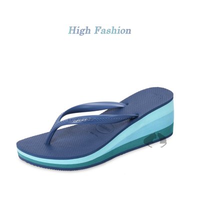 havaianas High fashion 大厚底鞋 免運6公分 藍色 女鞋-阿法.伊恩納斯 巴西拖鞋 哈瓦仕