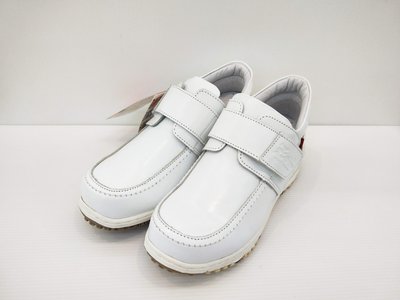 [免運]Zobr路豹 真皮白色舒適休閒鞋 護士鞋 醫護職業 車縫面款