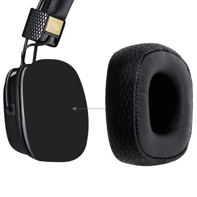 gaming微小配件-替換耳罩適用於 Marshall Major III 馬歇爾 3代有線/無線藍牙耳機 附卡扣 簡易安裝-gm