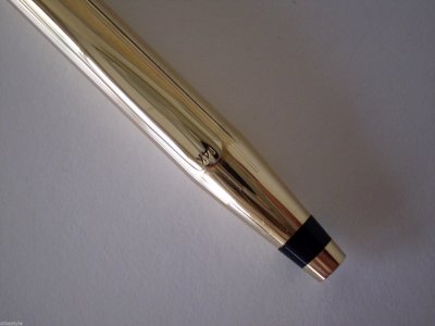 【CROSS】H-美國製實心14K金原子筆 (非鍍金或包金) --您的身分地位配用這絕稀珍品