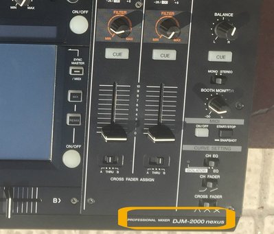 現貨熱銷-舞臺設備全新先鋒DJM-2000nexus混音臺面板PIoneer 2000二代面板 整套鐵板