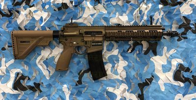[雷鋒玩具模型]-UMAREX VFC HK 416 AK 沙色 瓦斯長槍(GBB 鉛彈 模型槍 co2 BB彈)