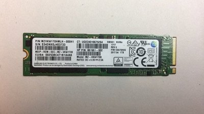☆【Samsung 三星 SM961 NVMe 1T 1TB PCIE SSD】MLC