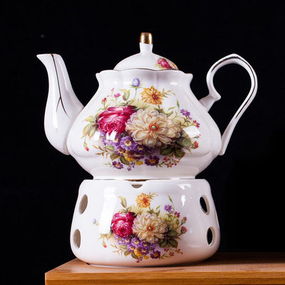 景德鎮歐式咖啡壺茶壺 英式茶壺美式咖啡壺 花茶壺下午茶壺