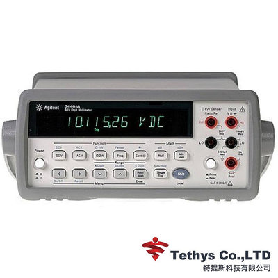 特提斯科技 是德 安捷倫 Agilent 34401A 數位萬用電錶/二手儀器,中古儀器,維修租賃,請洽詢