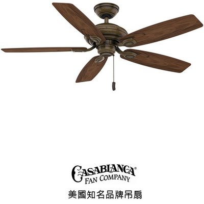 [top fan] Casablanca Utopian 52英吋吊扇(54036)暗銅色 適用於110V電壓