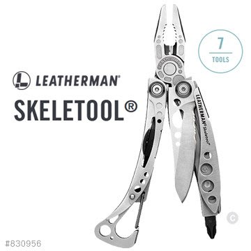 【A8捷運】美國Leatherman SKELETOOL工具鉗(公司貨#830956(尼龍套))