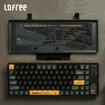 機械鍵盤Lofree洛斐小浪機械鍵盤ipad游戲電競電腦筆記本茶軸84鍵