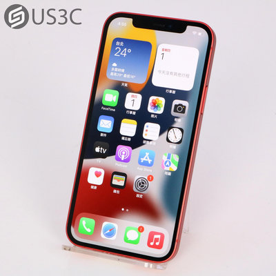 【US3C-高雄店】公司貨 Apple iPhone 12 128G 紅色 6.1吋 A14仿生晶片 空機 Face ID 蘋果手機 UCare延長保固6個月