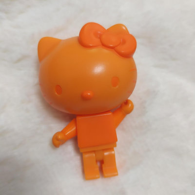 麥當勞 Hello kitty 凱蒂貓 橘色 貓 公仔 玩具