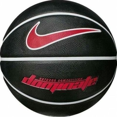 NIKE DOMINATE 8P (N000116509507黑/紅配)7號球 戶外籃球 深溝耐磨 正品 附籃網球針