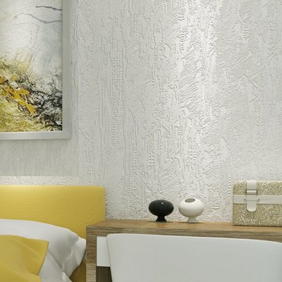 墻紙現代簡約素色純色3d立體浮雕仿硅藻泥無紡布墻紙客廳臥室房間壁紙