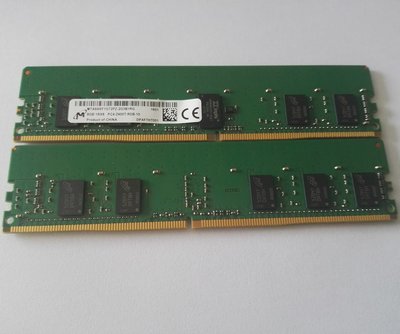 MT鎂光原廠 8G 1RX8 PC4-2400T-RD1 8GB DDR4 ECC REG伺服器記憶體