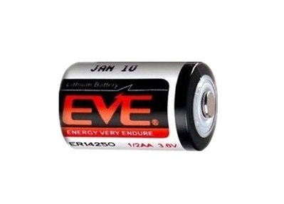 GOGO平價㊣  EVE ER14250 1/2AA 3.6V 1.2Ah PLC工控一次性鋰電池 帶插頭 不帶插頭