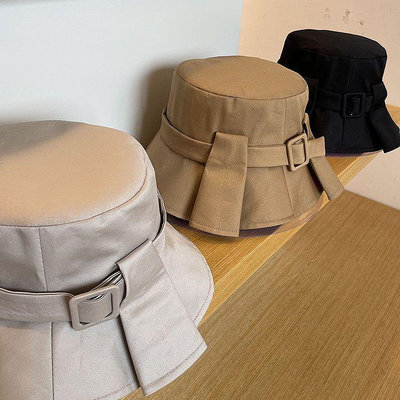 日本ca4la設計師款 漁夫帽YBELTEDHAT英倫風 帽子 盆帽 防寒防曬 遮陽帽 布帽 漂亮實用❤️ ❤️