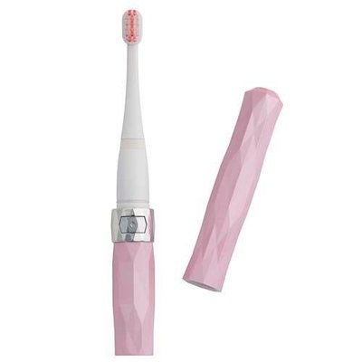 ◎LY愛雅日貨◎ 日本代購 Luxs 音波電動牙刷 攜帶型 珍珠粉紅色