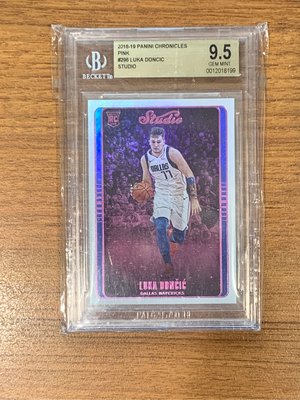 Luka Doncic RC 新人卡 2018-19 Chronicles Pink BGS 9.5