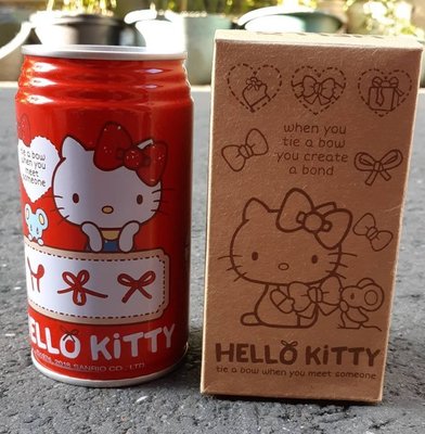 全新品~正版 三麗鷗 HELLO KITTY凱蒂貓 易開罐存錢筒 儲蓄筒