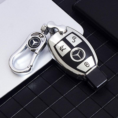 奔馳鑰匙套 鑰匙包 扣 Benz皮套 CLA200 CLA250 C200 C250 C300 E250 A18汽車內飾（滿599免運）
