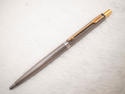 A767 派克 美國製 classic 純銀高級原子筆(8成新)(美麗的氧化)(後期)