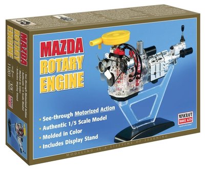 MINICRAFT MAZDA1/5 VISIBLE ROTARY ENGINE 可動引擎模型
