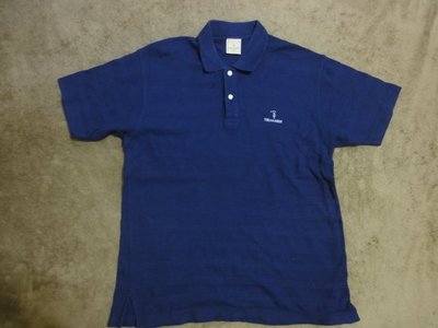 (抓抓二手服飾)  TRUSSARDI  POLO衫  深藍色   L   (C159)
