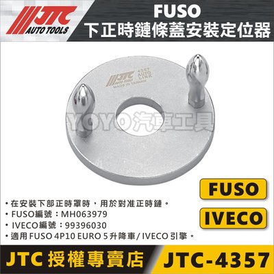【YOYO汽車工具】JTC-4357 FUSO 下正時鏈條蓋安裝定位器 五期  IVECO 正時鏈條安裝器