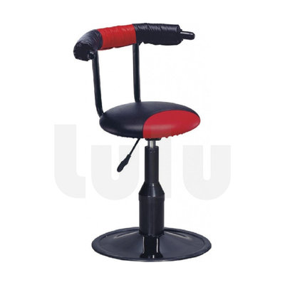 【Lulu】 吧檯椅 338-8 ┃ 紅黑色 時尚椅 餐椅 休閒椅 造型椅 洽談椅 高腳椅 升降椅 吧椅 氣壓椅 椅子