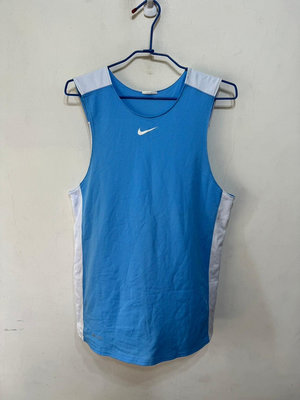 「 二手衣 」 Nike 男版雙面穿籃球衣（藍白）89
