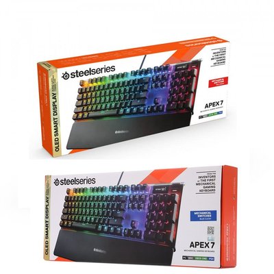 SteelSeries 賽睿 Apex 7 紅軸 青軸 電競機械式鍵盤 中文鍵盤【板橋魔力】