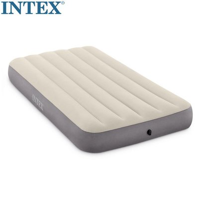 原裝正品INTEX豪華線拉單人充氣床墊氣墊床野營墊加厚新款64101