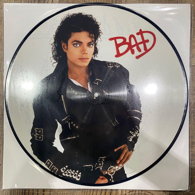 好野音像❥杰克遜真棒Michael Jackson Bad 畫膠 黑膠唱片LP 九章