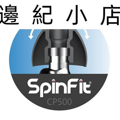 CP500 一對入 SpinFit 會動的耳塞 專利技術 專為導音管頂端較大的耳機所設計